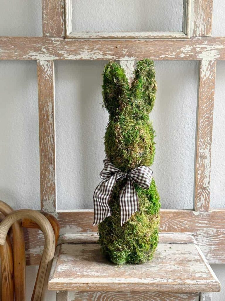 moss covered bunny