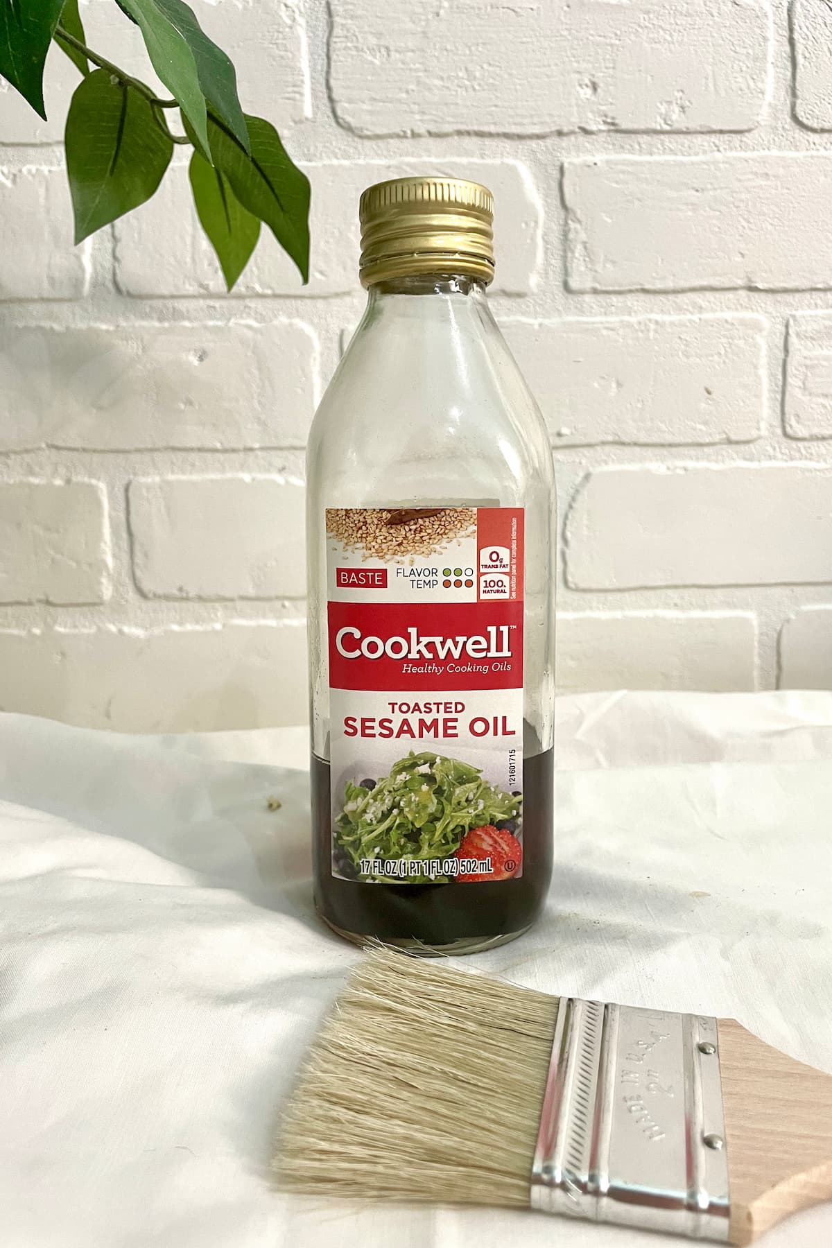 Bottle of sesame oil