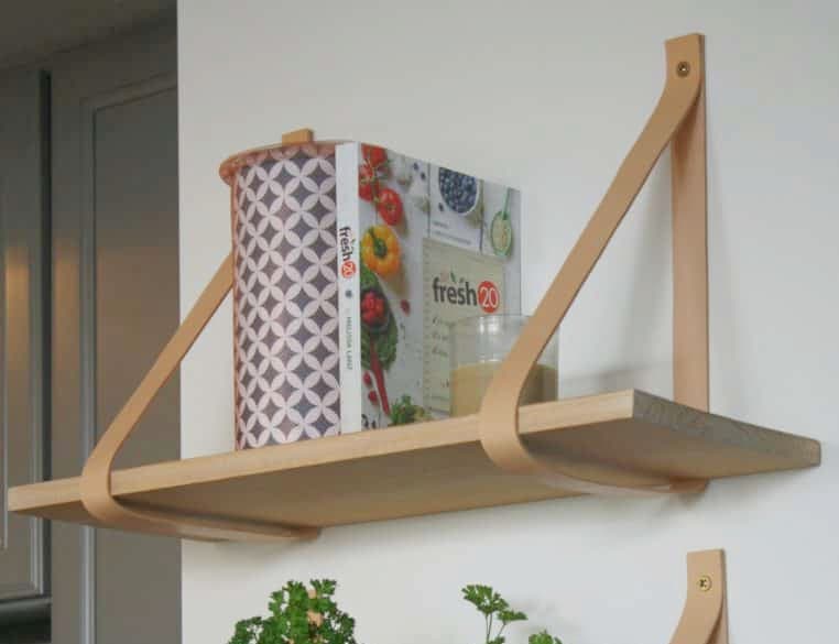 shelf with book