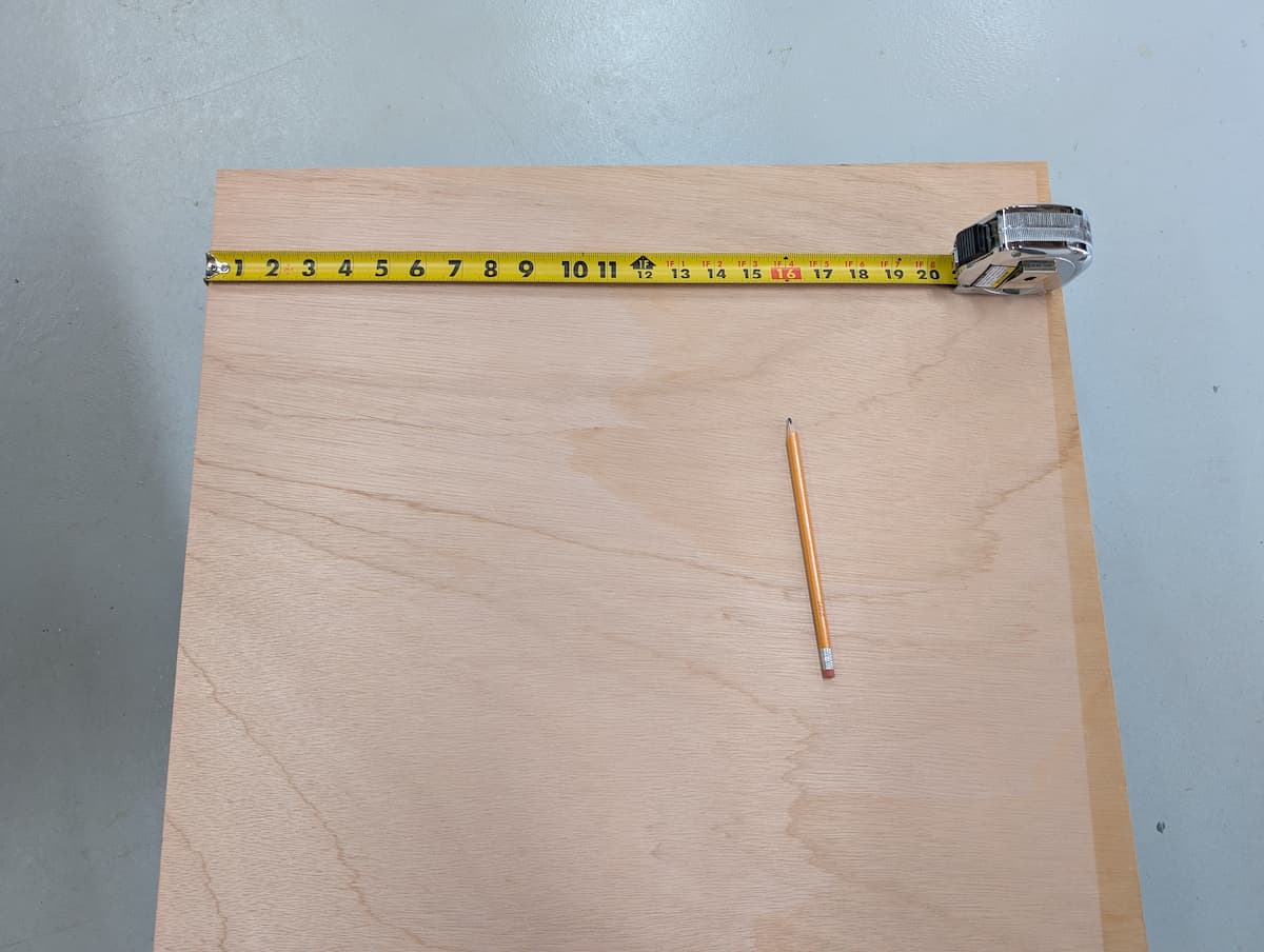 measuring tape and wood