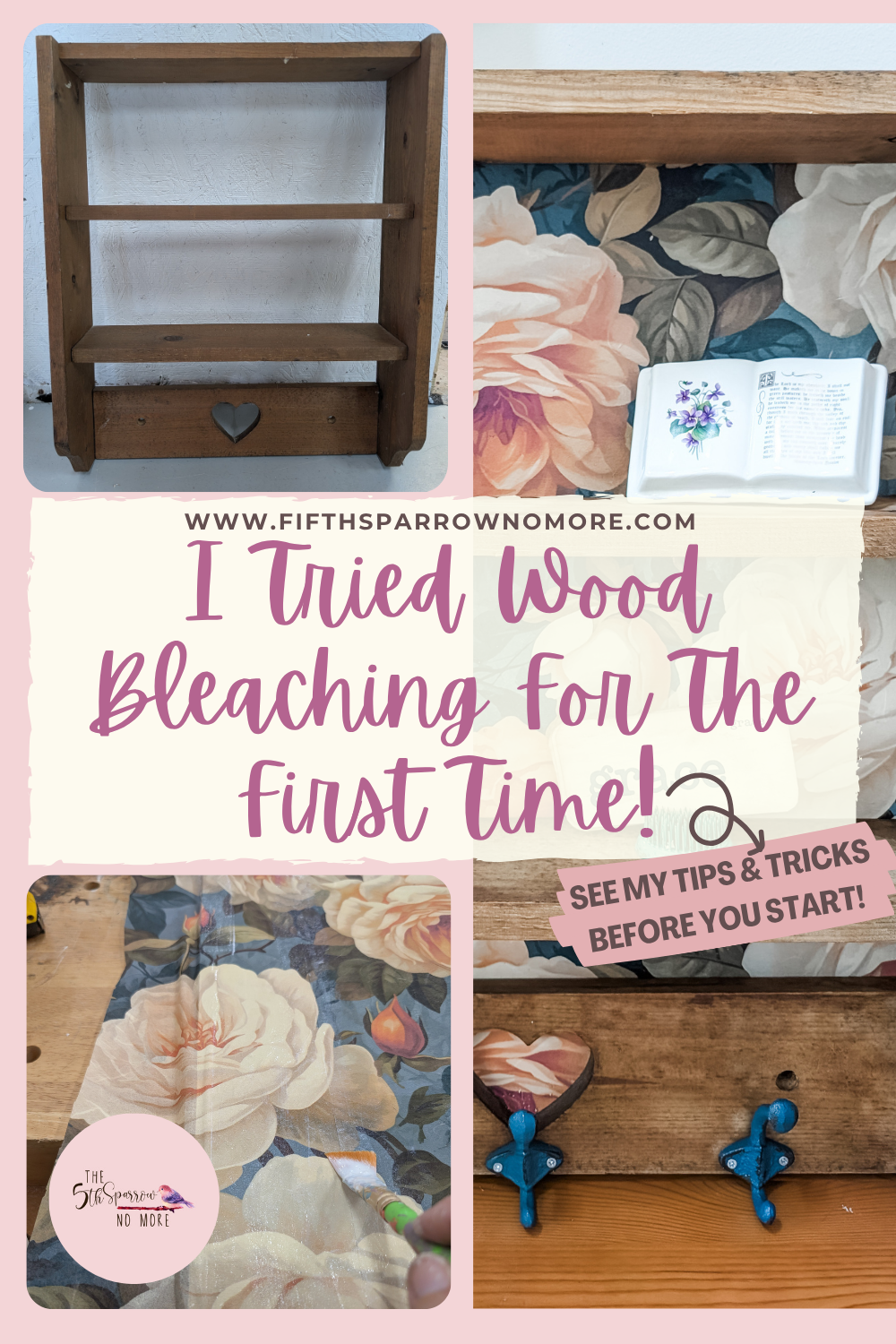 I'm trying a new wood bleaching kit for the first time and I will share what I learned, how it went and whether I would use it again. 