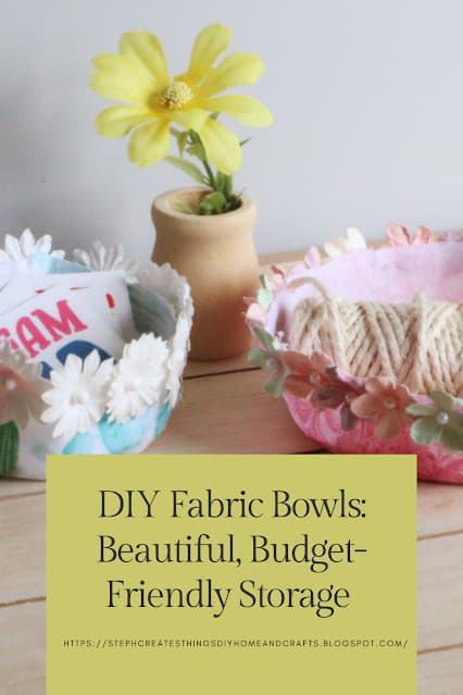 graphic with fabric bowls