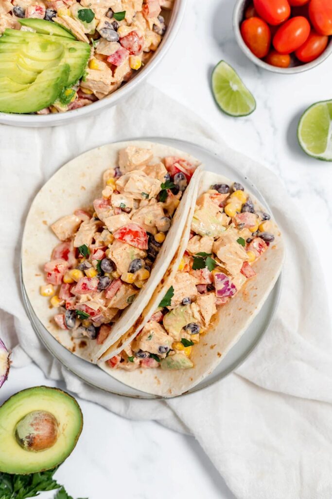 tacos on plate
