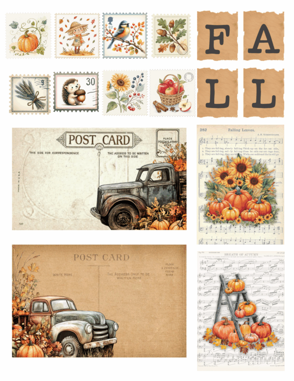 Fall Printable Crafting And Journal Bundle - Image 3