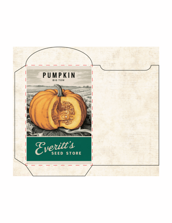 Vintage Pumpkin Seed Packets Printable - Image 6