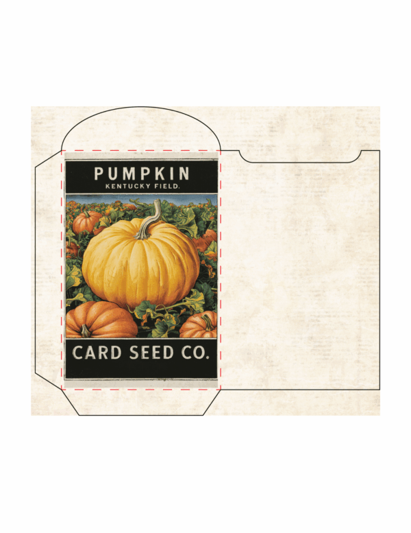 Vintage Pumpkin Seed Packets Printable - Image 5