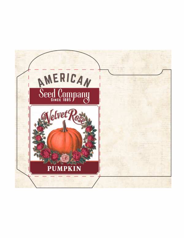 Vintage Pumpkin Seed Packets Printable - Image 9