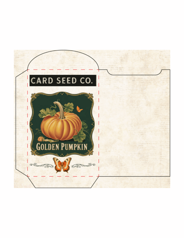 Vintage Pumpkin Seed Packets Printable - Image 7