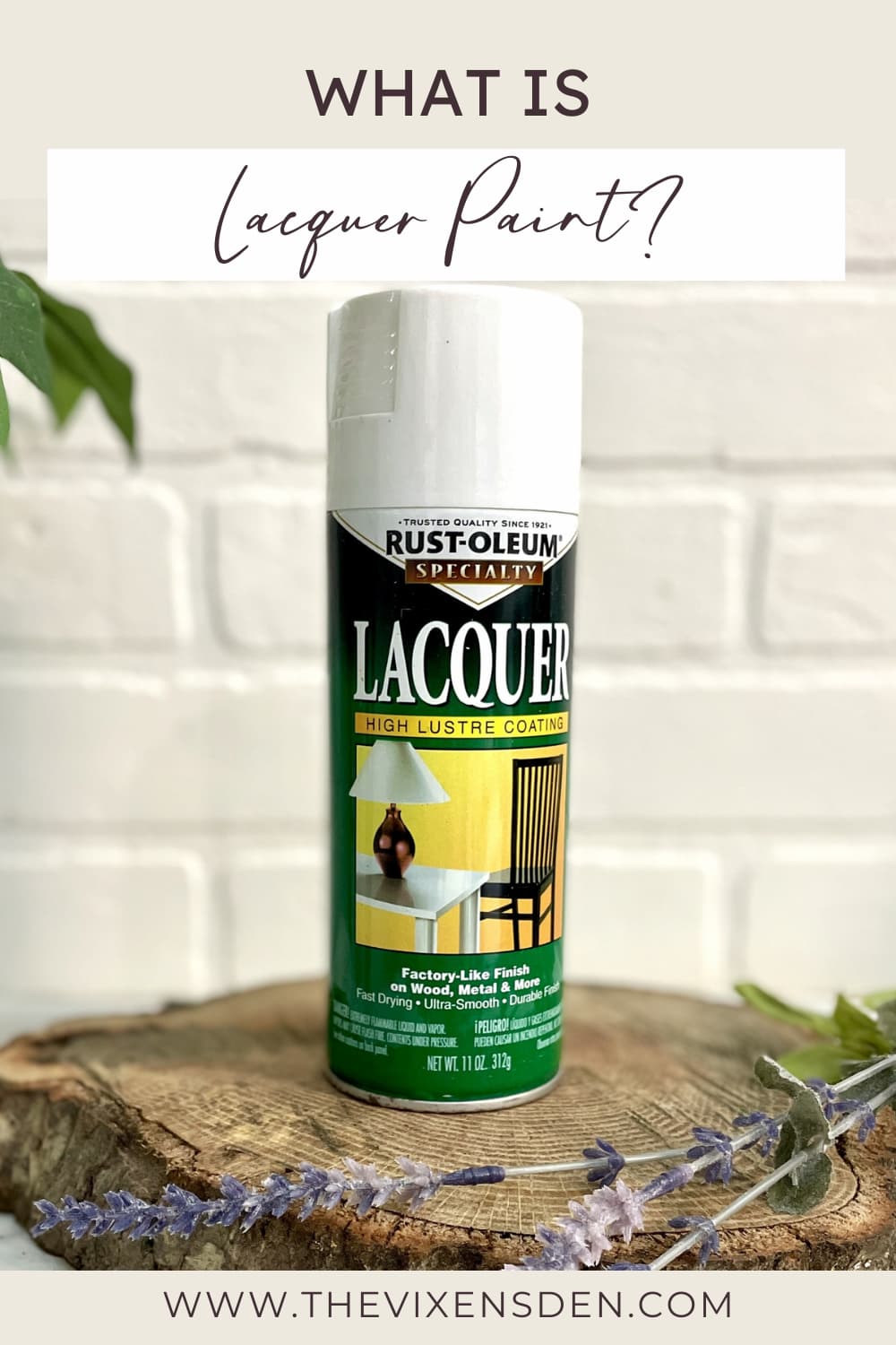 can of spray lacquer