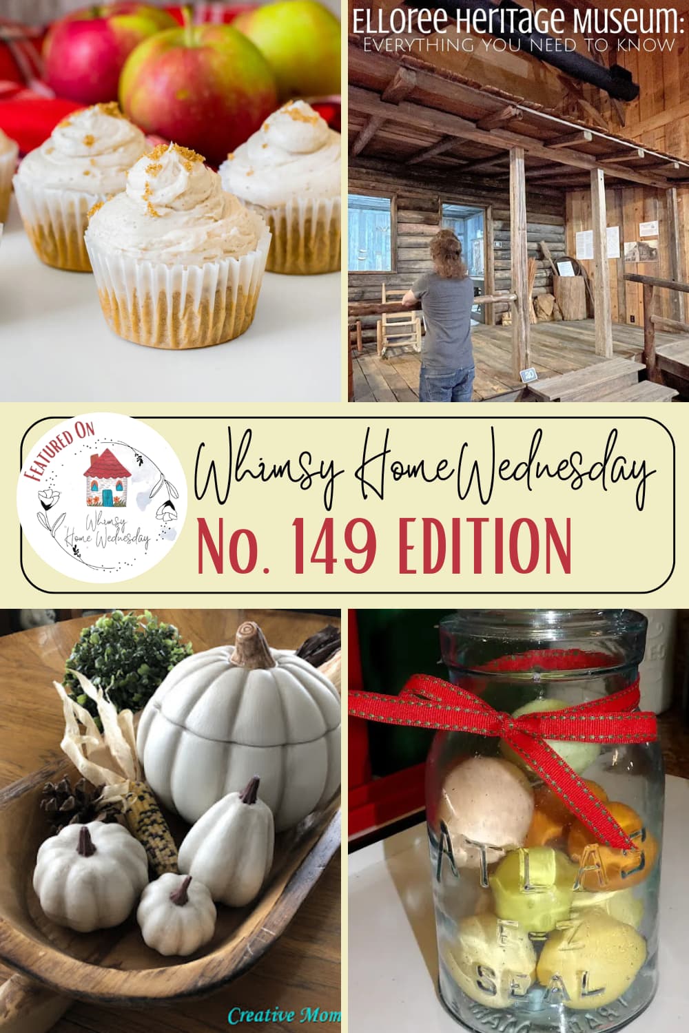Join us on Whimsy Home Wednesday Blog Link Party No. 149 and see host projects, the features from the previous week and link up your posts!