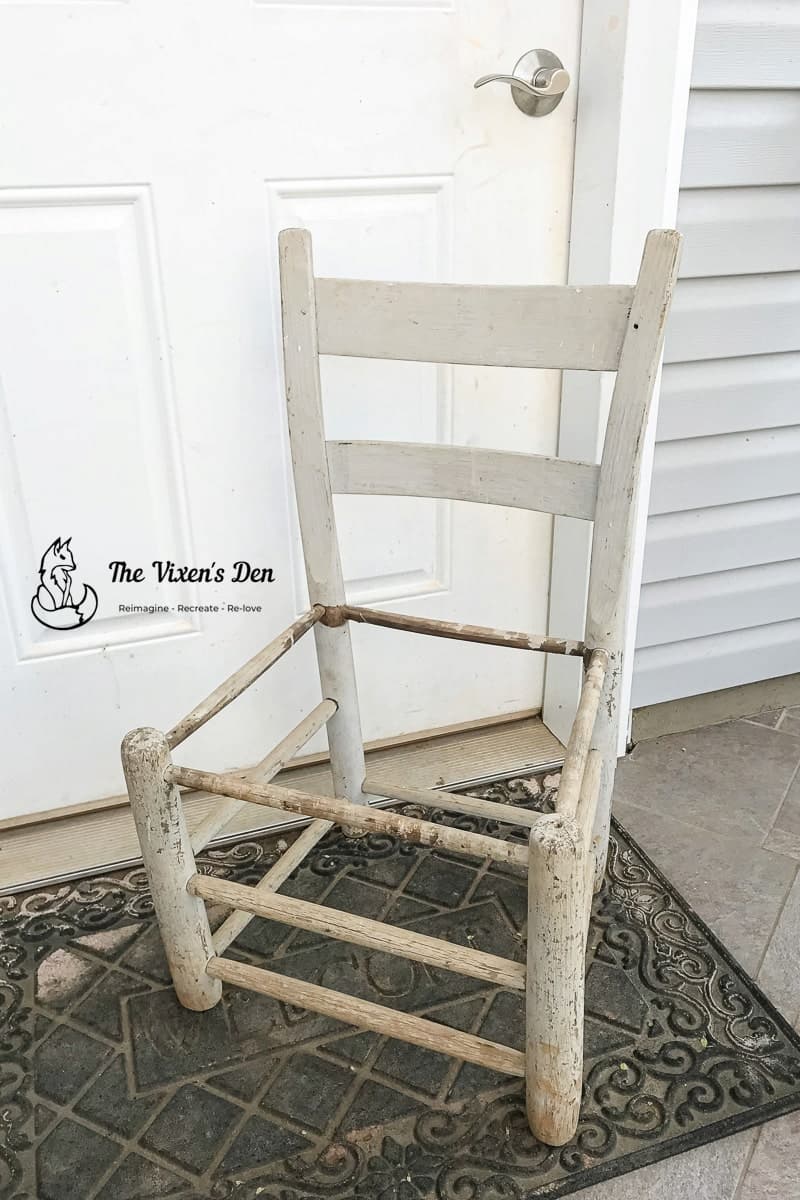 white chair no seat