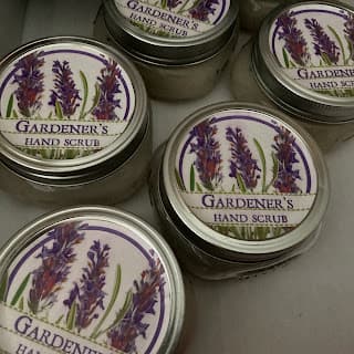 jars of hand scrub