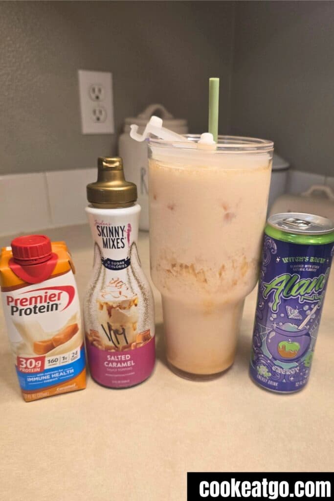 a glass with drink