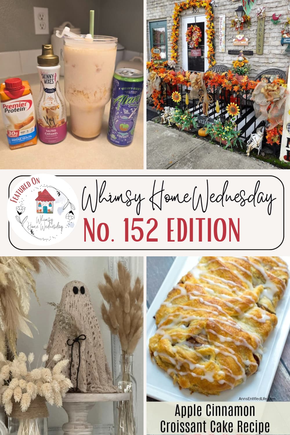 Join us on Whimsy Home Wednesday Blog Link Party No. 152 and see host projects, the features from the previous week and link up your posts!