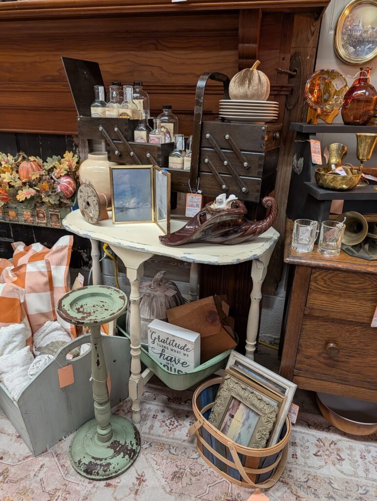 vintage booth display