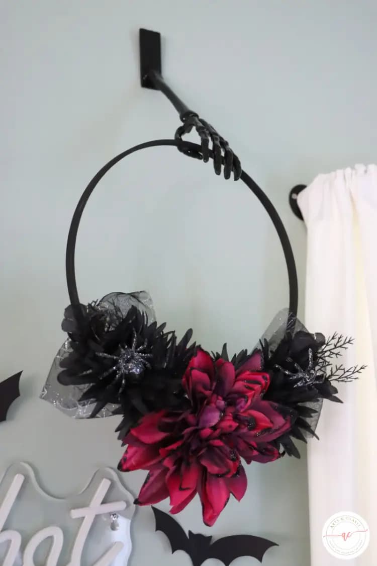 black wreath