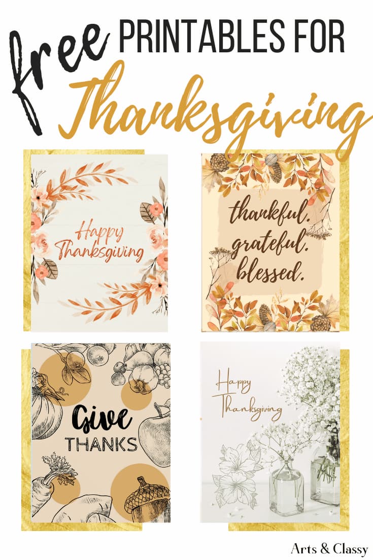 thanksgiving printables
