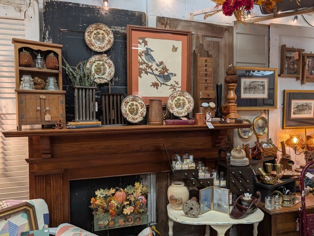 vintage booth display