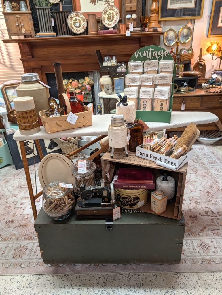 vintage booth display