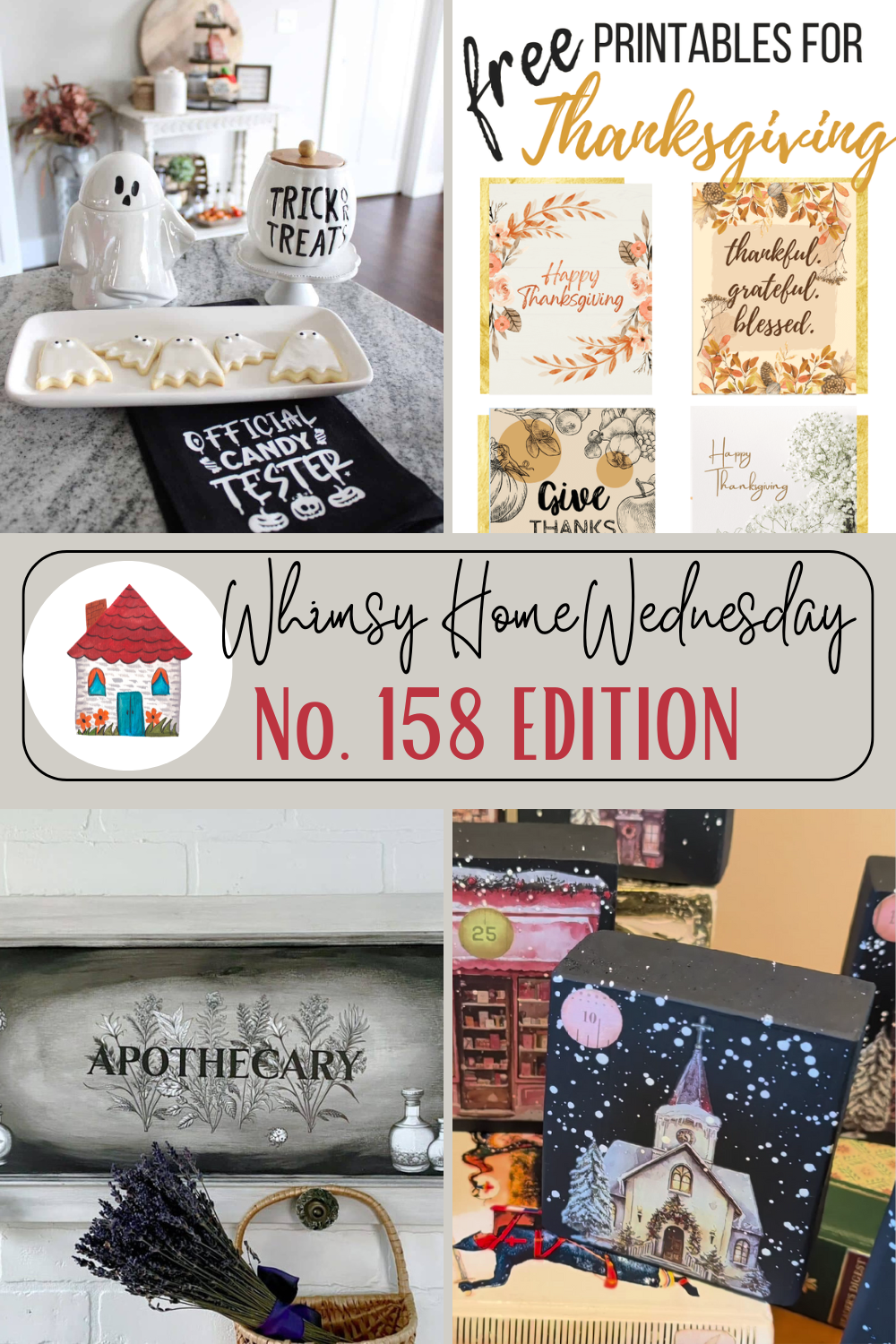 Join us on Whimsy Home Wednesday Blog Link Party No. 158 and see host projects, the features from the previous week and link up your posts!