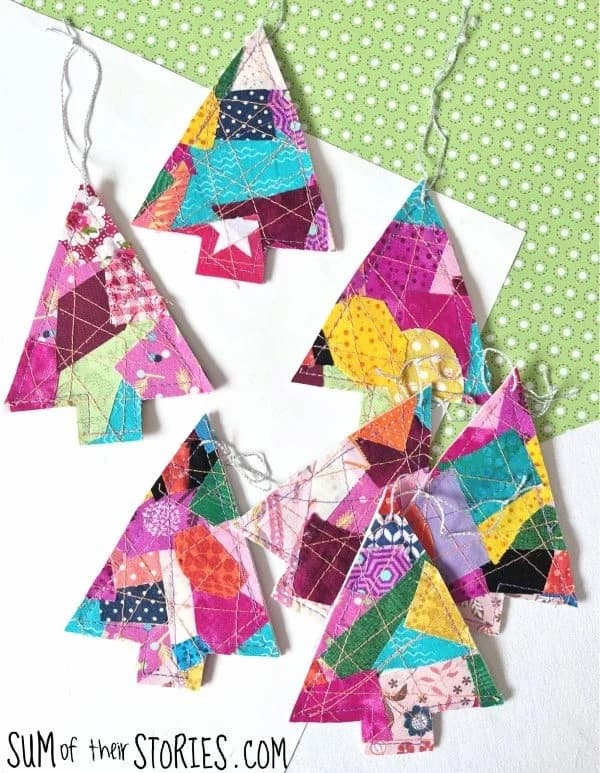 fabric christmas tree