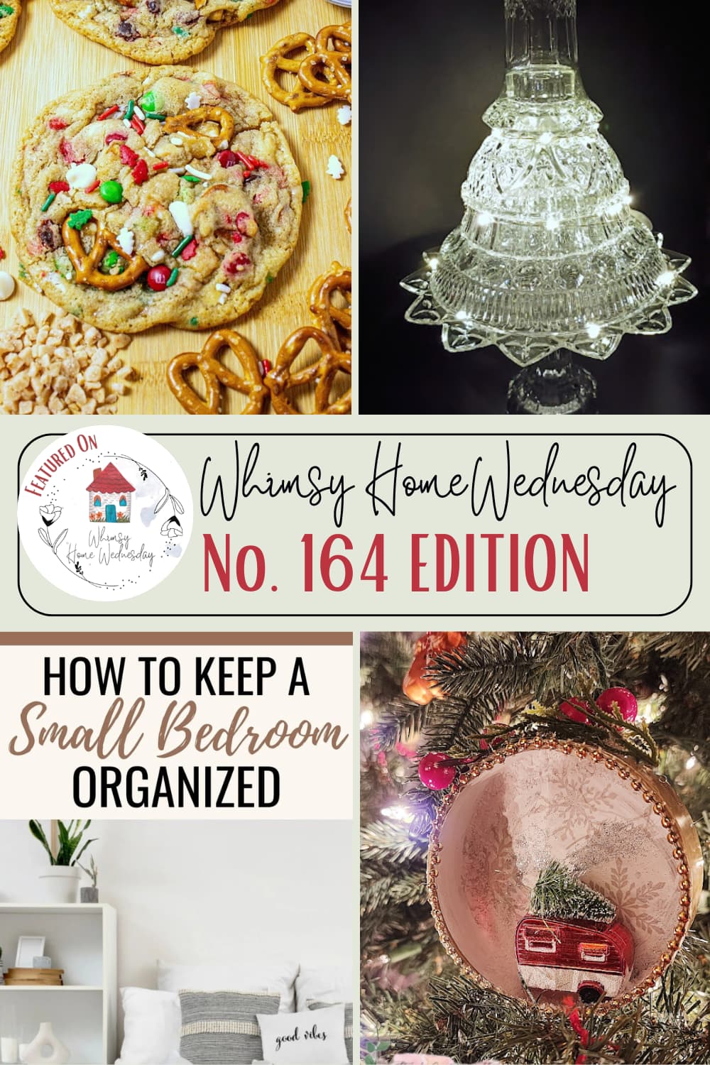 Join us on Whimsy Home Wednesday Blog Link Party No. 164 and see host projects, the features from the previous week and link up your posts!