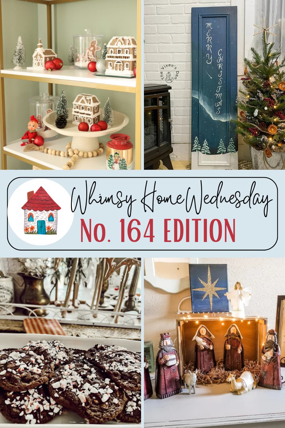 Join us on Whimsy Home Wednesday Blog Link Party No. 164 and see host projects, the features from the previous week and link up your posts!