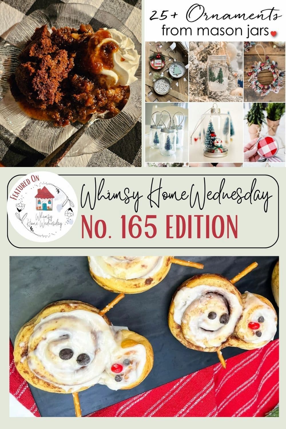 Join us on Whimsy Home Wednesday Blog Link Party No. 165 and see host projects, the features from the previous week and link up your posts!