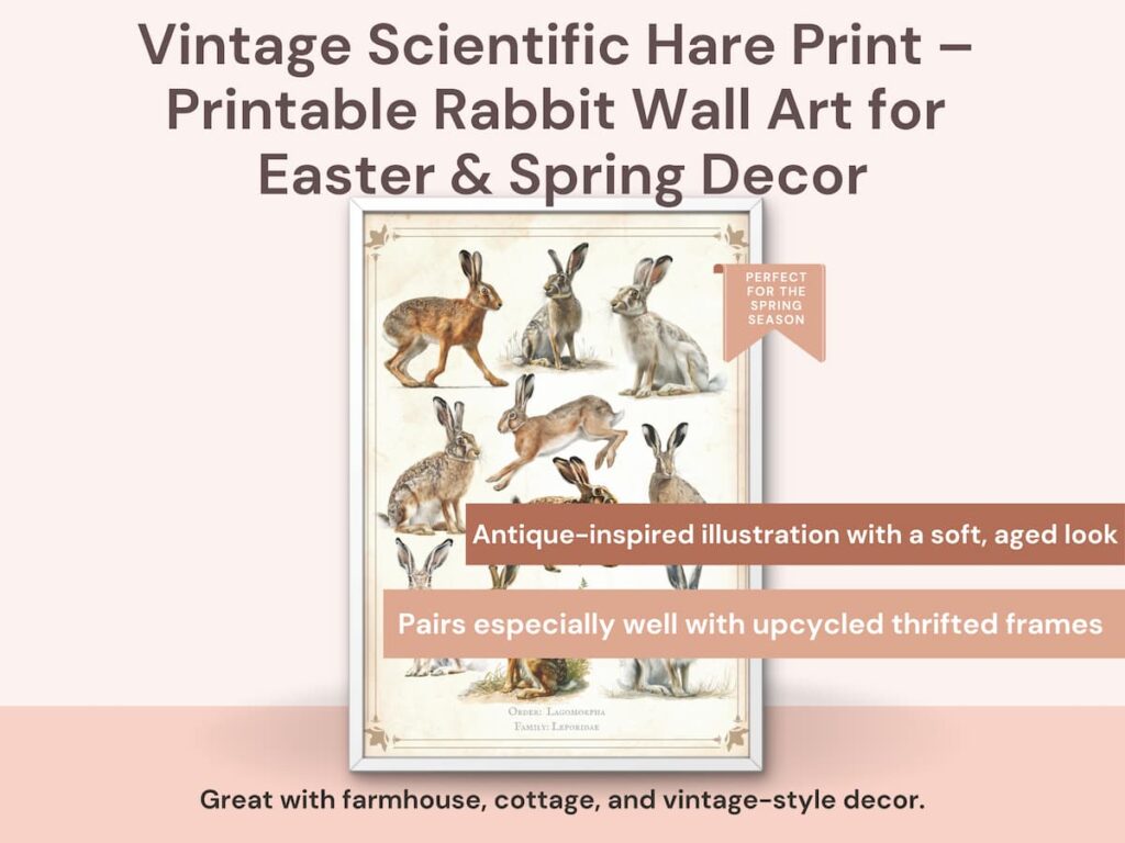 Botanical Rabbit Print