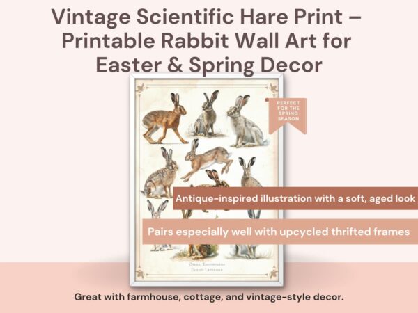 Botanical Rabbit Print