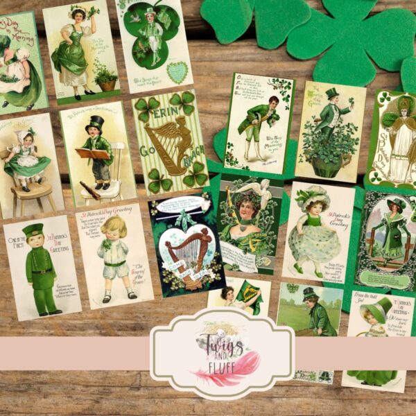 old St. Patrick's Day Greeting Cards