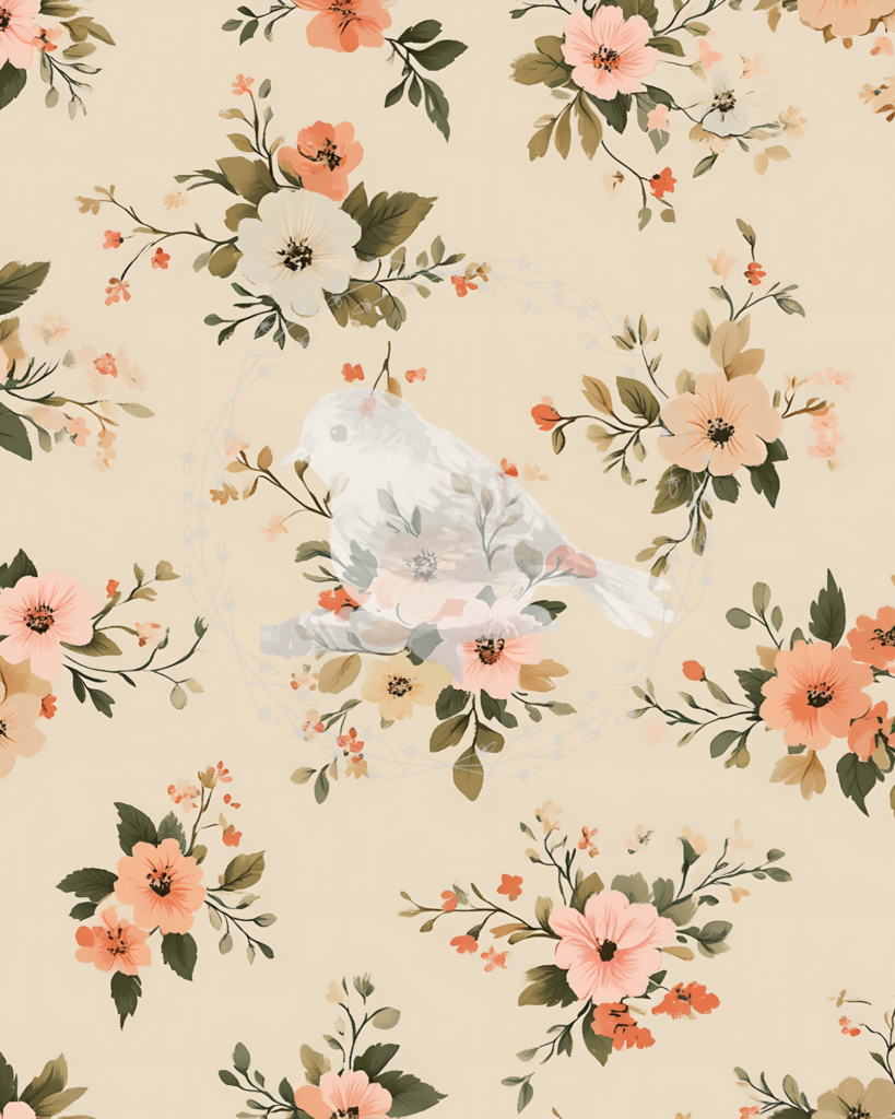shabby chic floral background