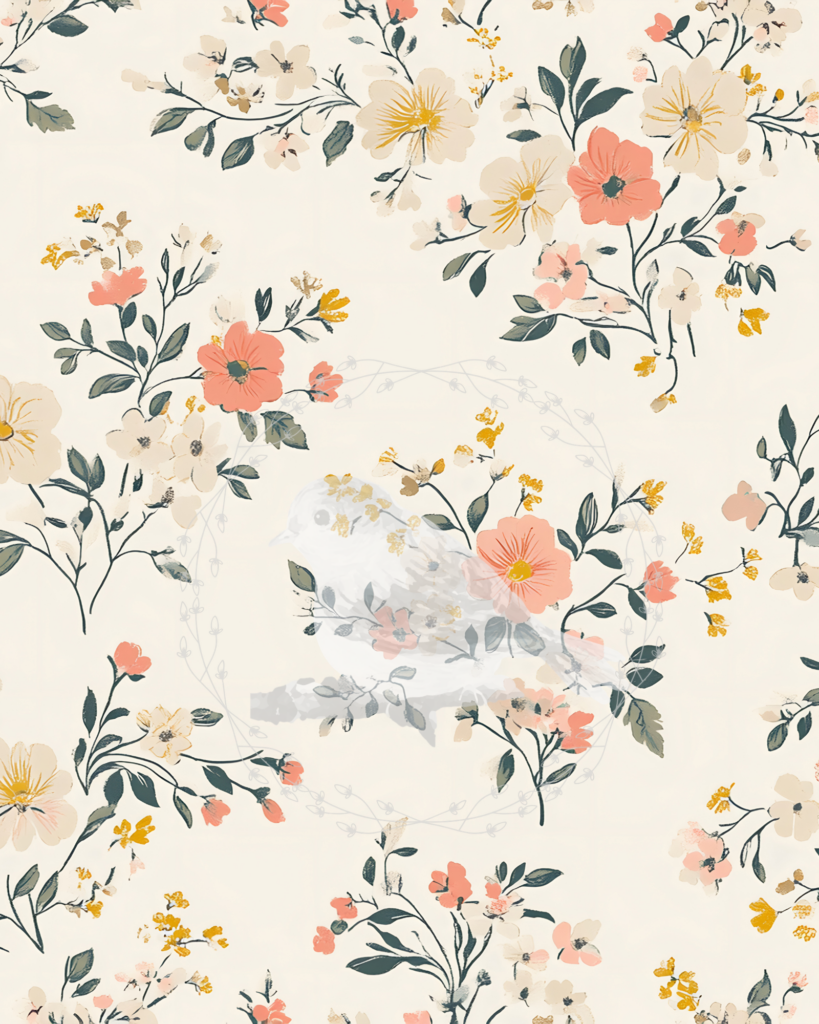 shabby chic floral background