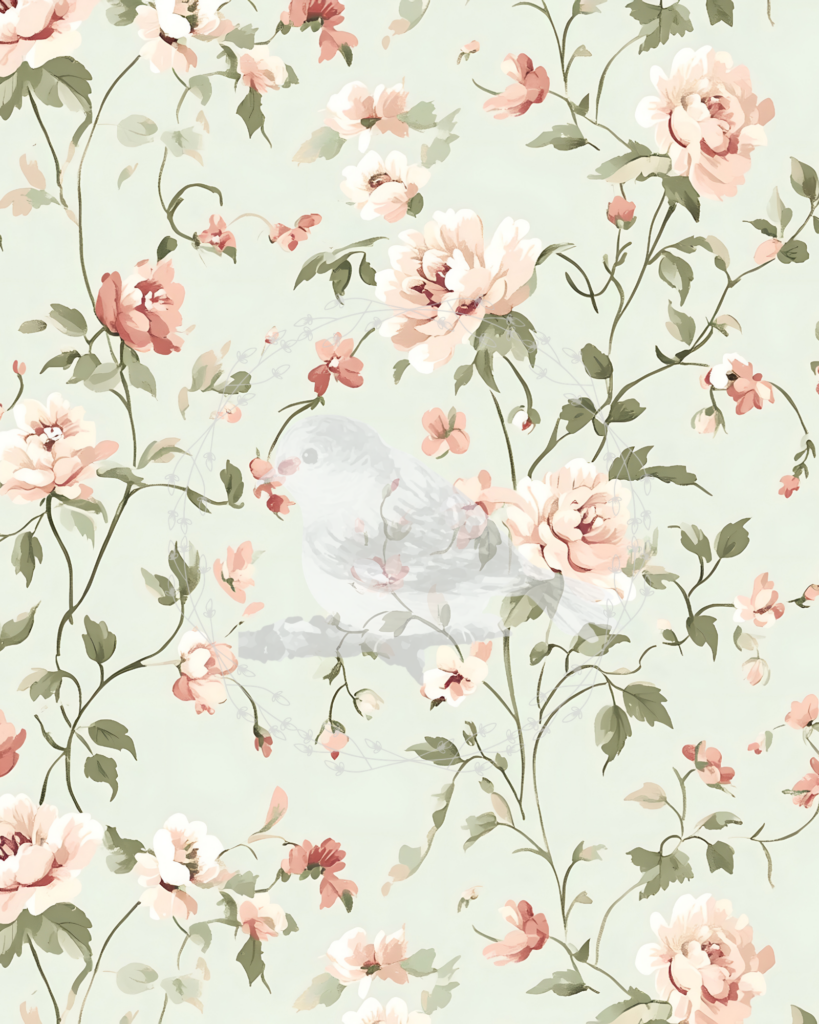 shabby chic floral background
