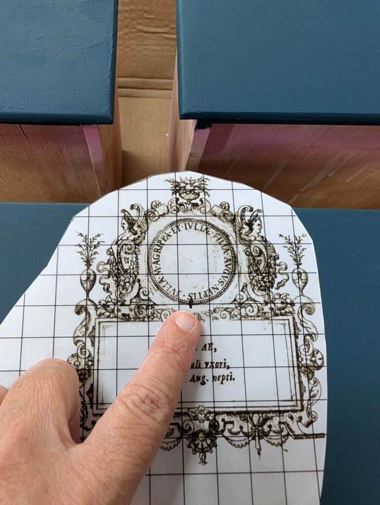 center mark on IOD transfer