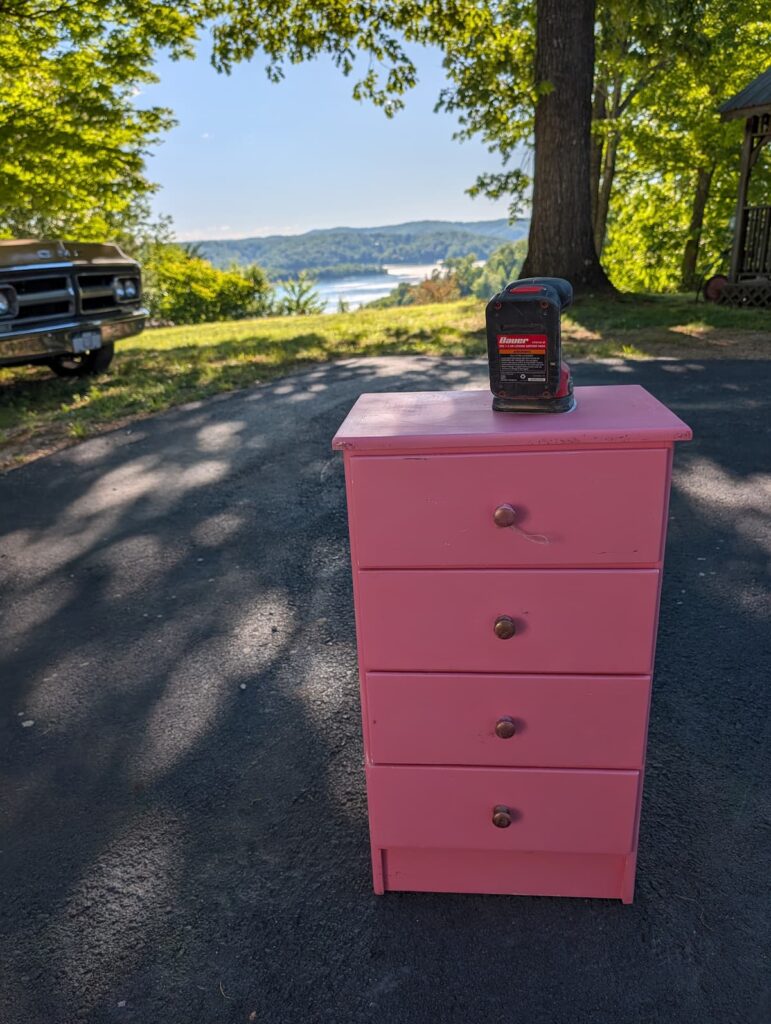 Pink Dresser