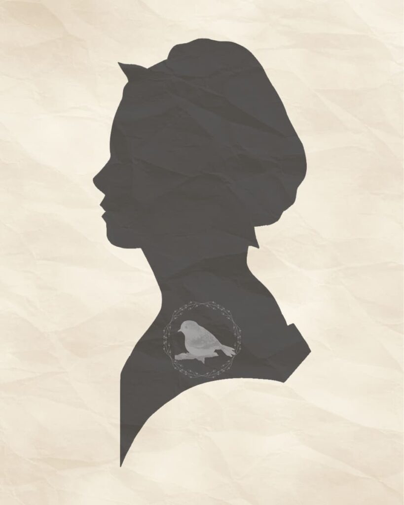 Vintage patriotic silhouette printable set featuring Abraham Lincoln, George Washington, and Betsy Ross