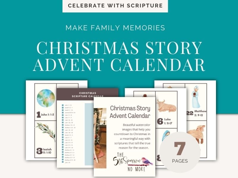 Christmas Story Advent Calendar Printable